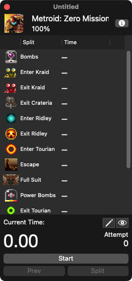 GitHub - MichaelJBerk/Splitter: A speedrunning timer for macOS