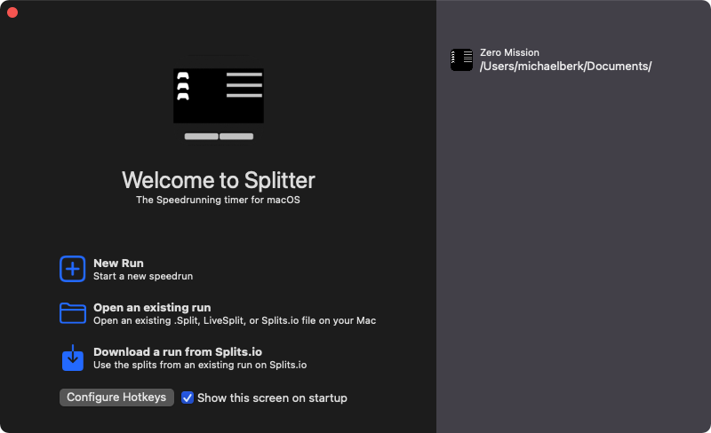 Splitter - Speedrun Timer on the Mac App Store